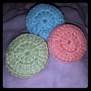 Pot scrubbers ( NWT, handmade)